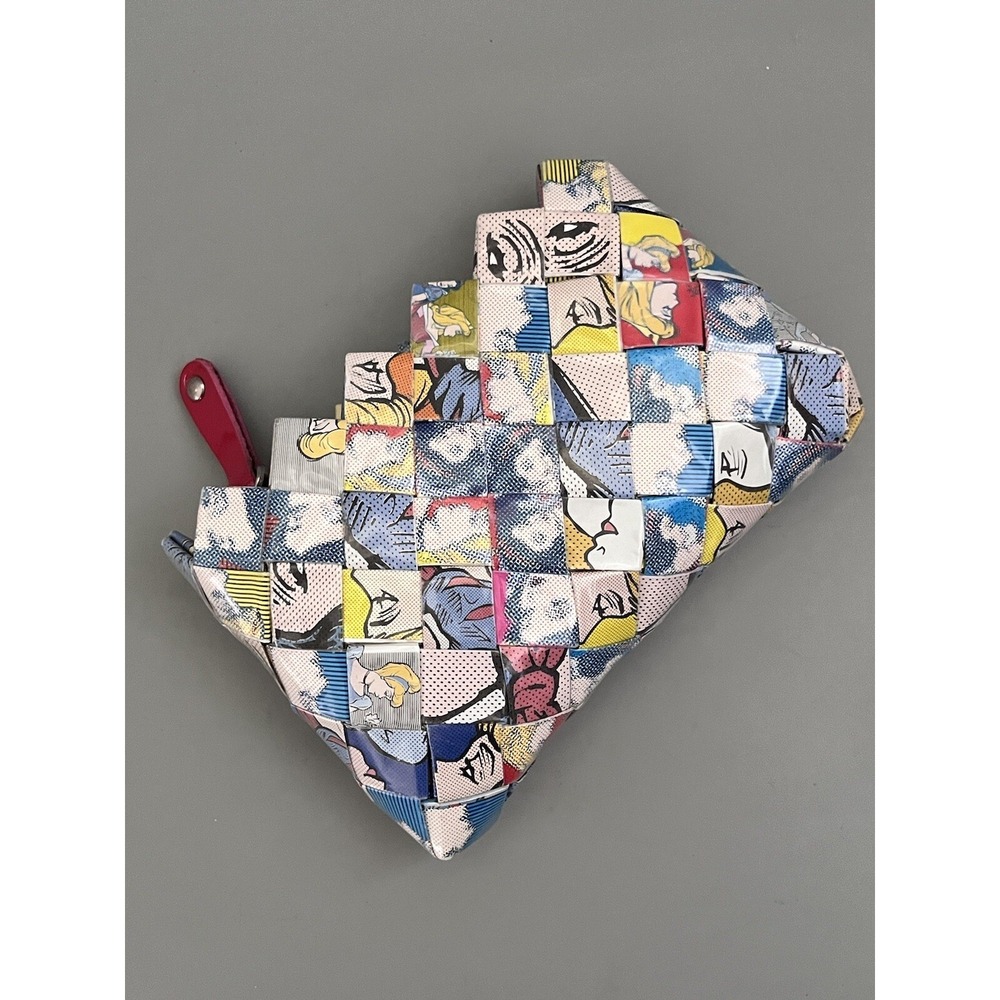 Nahui Ollin Candy Wrapper SNOW WHITE Coin Purse Zipper Clutch Pouch